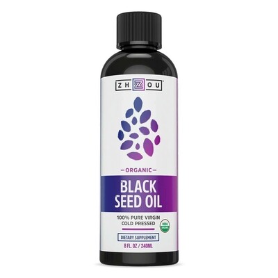 ZHOU: Organic Black Seed Oil 8oz