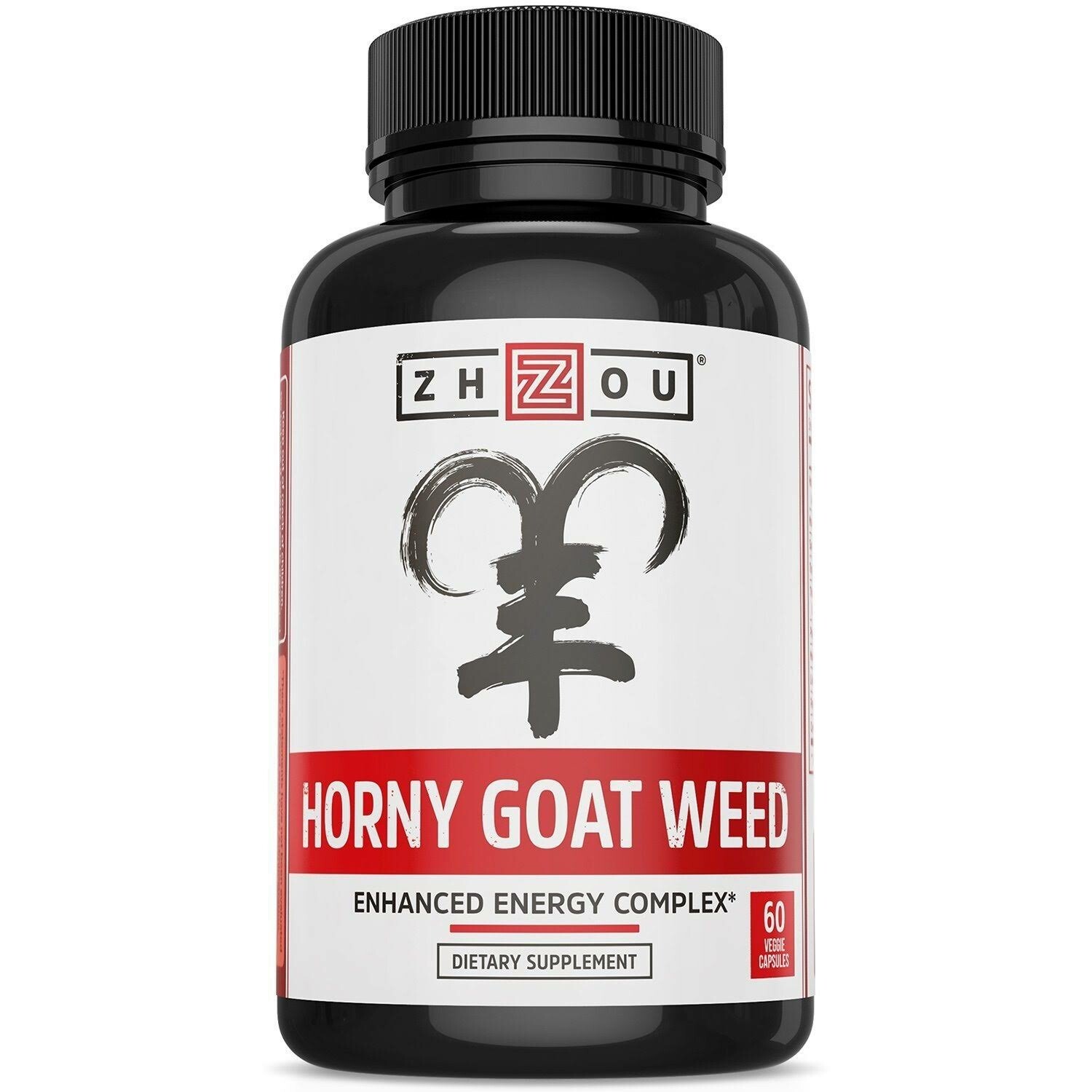 Zhou Horny Goat Weed Capsules - 60 Veggie Capsules