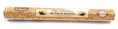Tulasi: Nagchampa & Palo Santo Stick Incense (1 Unit 15 Sticks)
