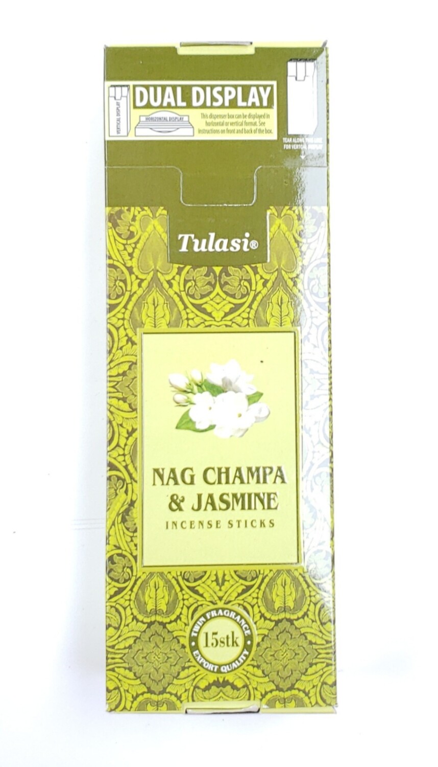 Tulasi: Nagchampa & jasmine Stick Incense Box (6 Unit 15 Sticks each)