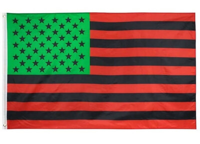 RBG Red, Black & Green USA Flag