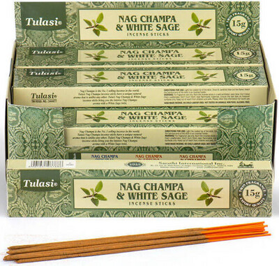 Tulasi Nagchampa & White Sage Incense Box