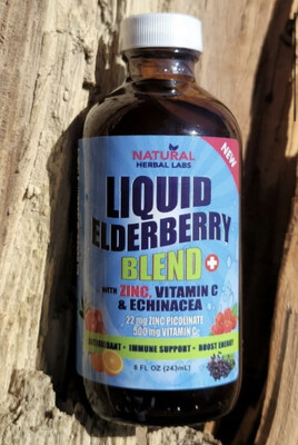Natural Herbal Labs Liquid Elderberry Blend 8oz