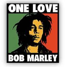 Bob Marley One Love Sticker