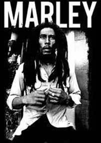 Bob Marley Marley Black And White Sticker