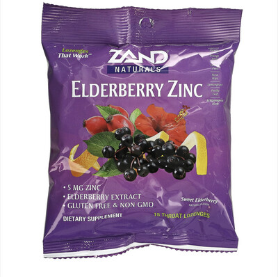 Zand Elderberry Zinc Lozenges