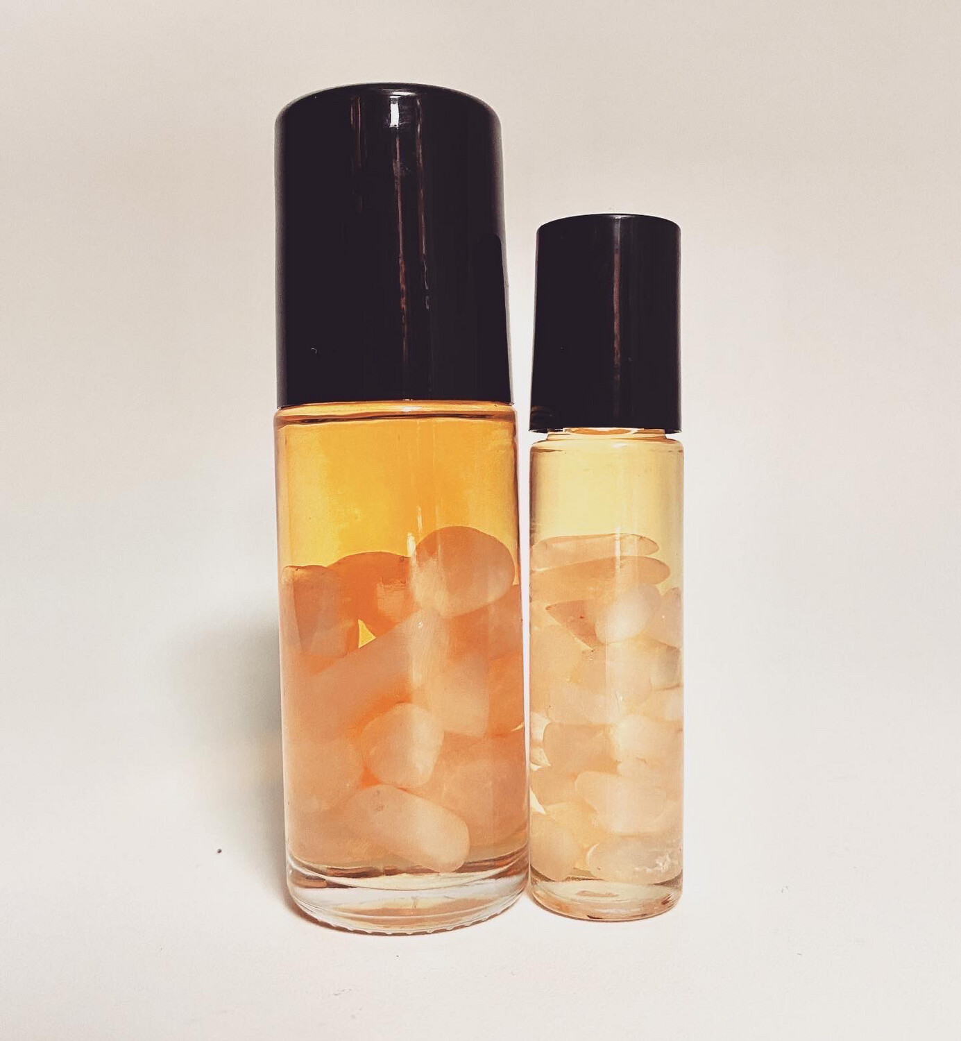 Love Heart Crystal Infused Body Oil