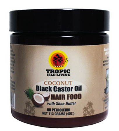 Tropic Isle Coconut Black Castor Oil Hair Food