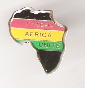 ethiopia Afrika Unite pin
