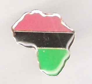 Red, Black, and Green (RBG) Afrika Pin​