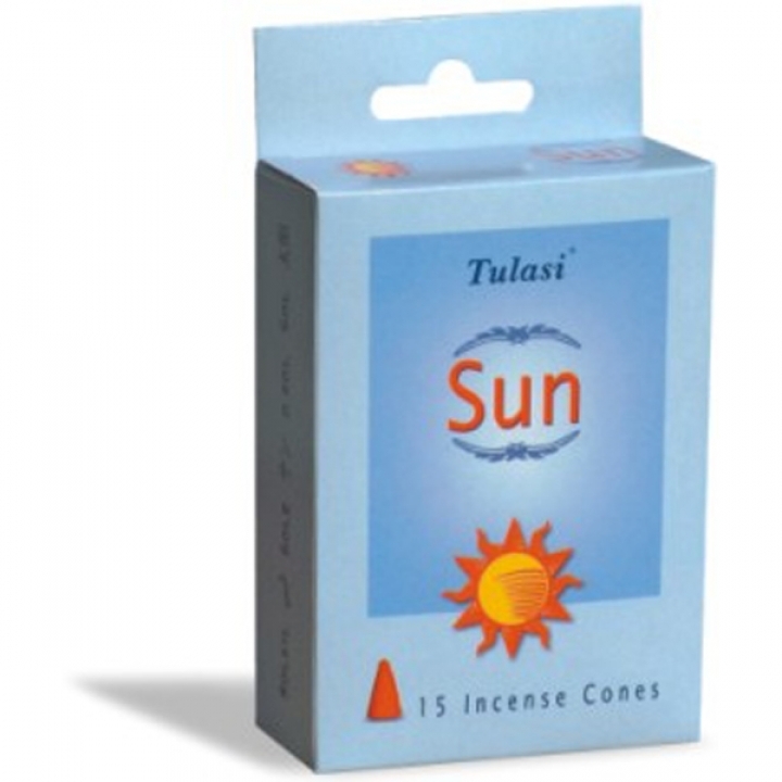 Tulasi Sun 15 Incense Cones (per pack)