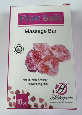 Pink Salt Massage Bar 10oz