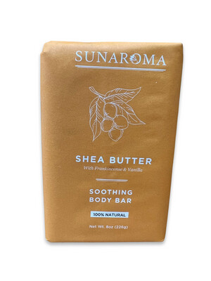 Sunaroma Shea Butter Bar Soap 8oz
