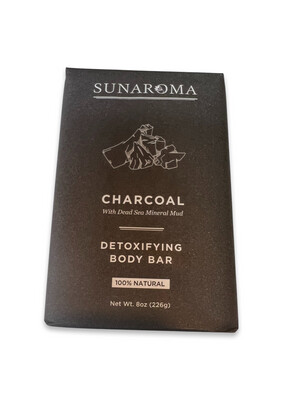Sunaroma Charcoal Bar Soap 8oz