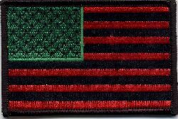 Iron on Patch-Afro American Flag