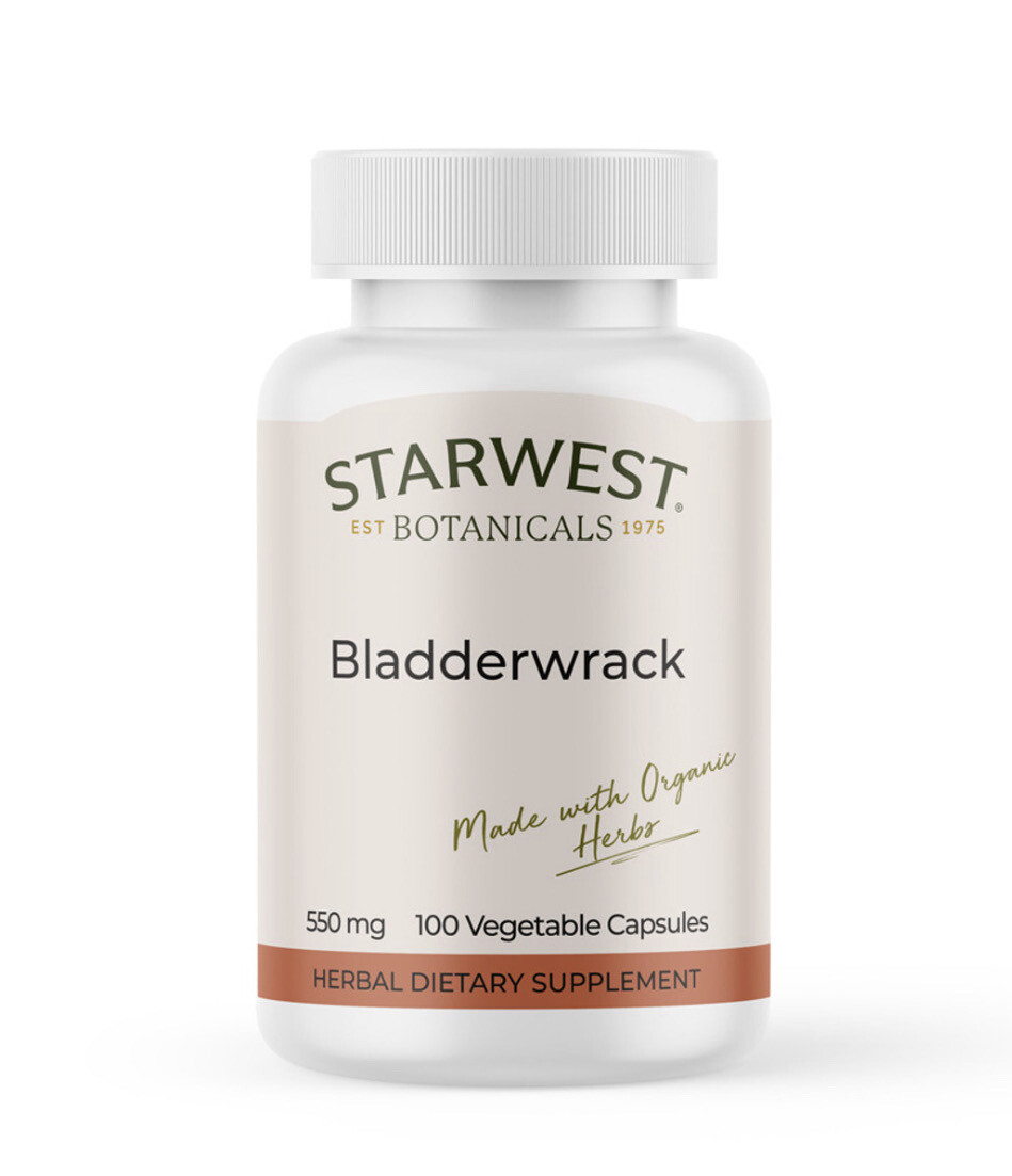 Bladderwrack Capsules By Starwest Botanicals
