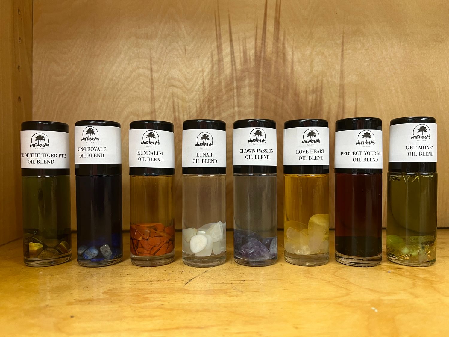 Crystal Infused Fragrance Oil Blends Collection