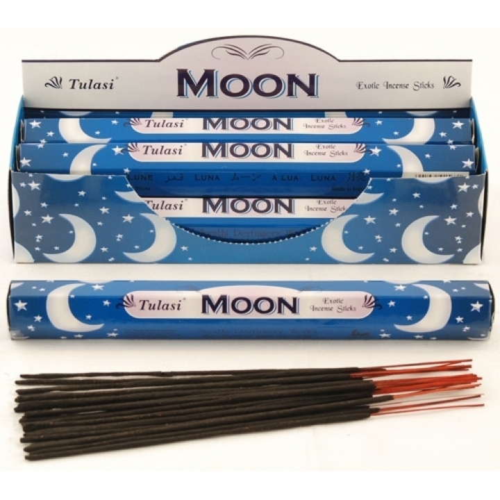 Tulasi Moon Incense Box - 6 packs