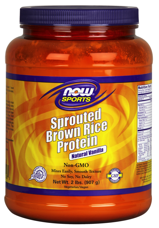 Sprouted Brown Rice Protein Natural Vanilla