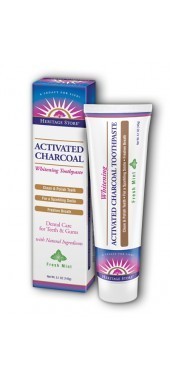 Heritage Store Activated Charcoal Toothpaste - 5.1oz