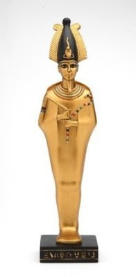 Osiris Gold Egyptian God Statue