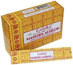 Goloka Nagchampa Agarbathi Box 15 Grams (180 Sticks)