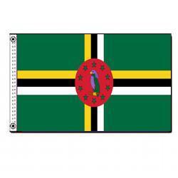 Dominica 3' x 5' Foot Flag