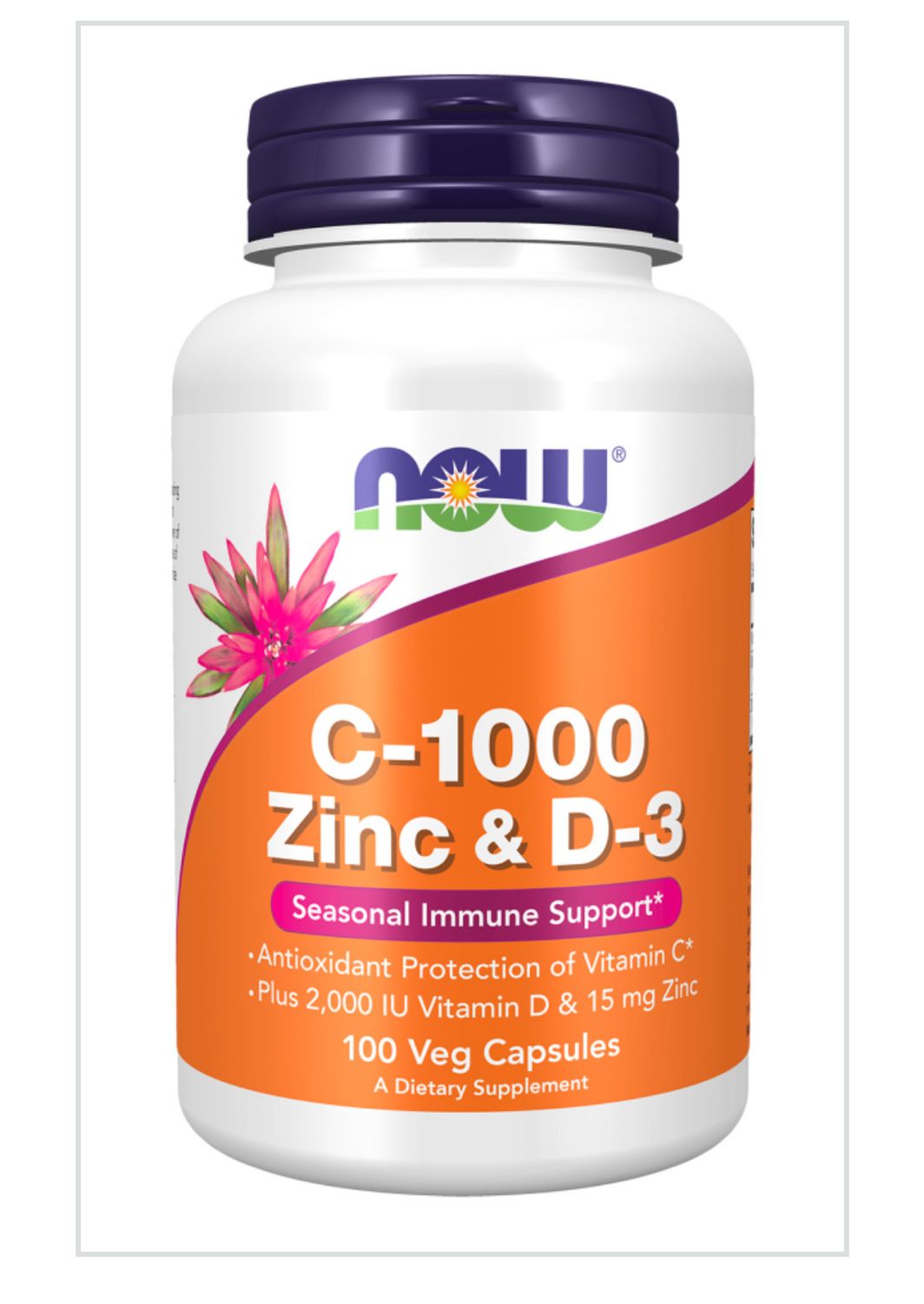 C-1000 Zinc &amp; D-3 Veg Capsules