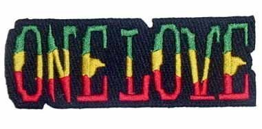 One Love Iron on Patch