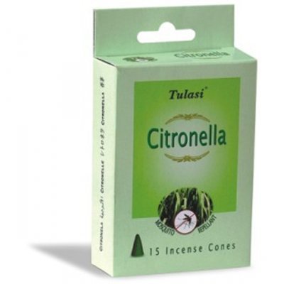 Tulasi Citronella 15 Incense Cones (per pack)