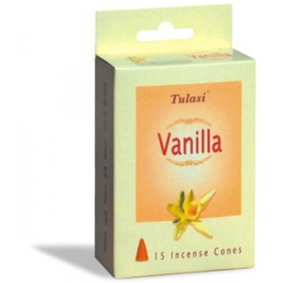 Tulasi Vanilla 15 Incense Cones (per pack)