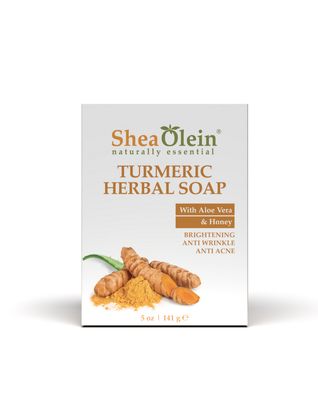 Shea Olein Turmeric Herbal Soap with Aloe Vera &amp; Honey 5oz