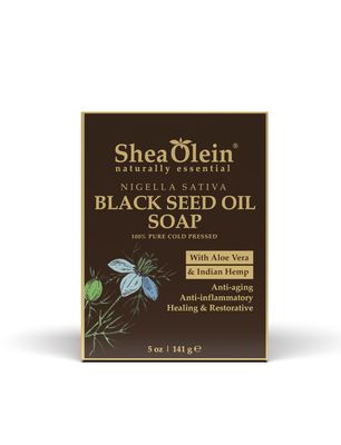 Shea Olein Nigella Sativa Black Seed Oil Soap 5oz
