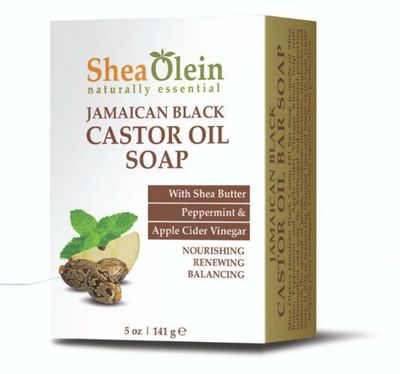 Shea Olein Jamaican Black Castor Oil Soap 5oz