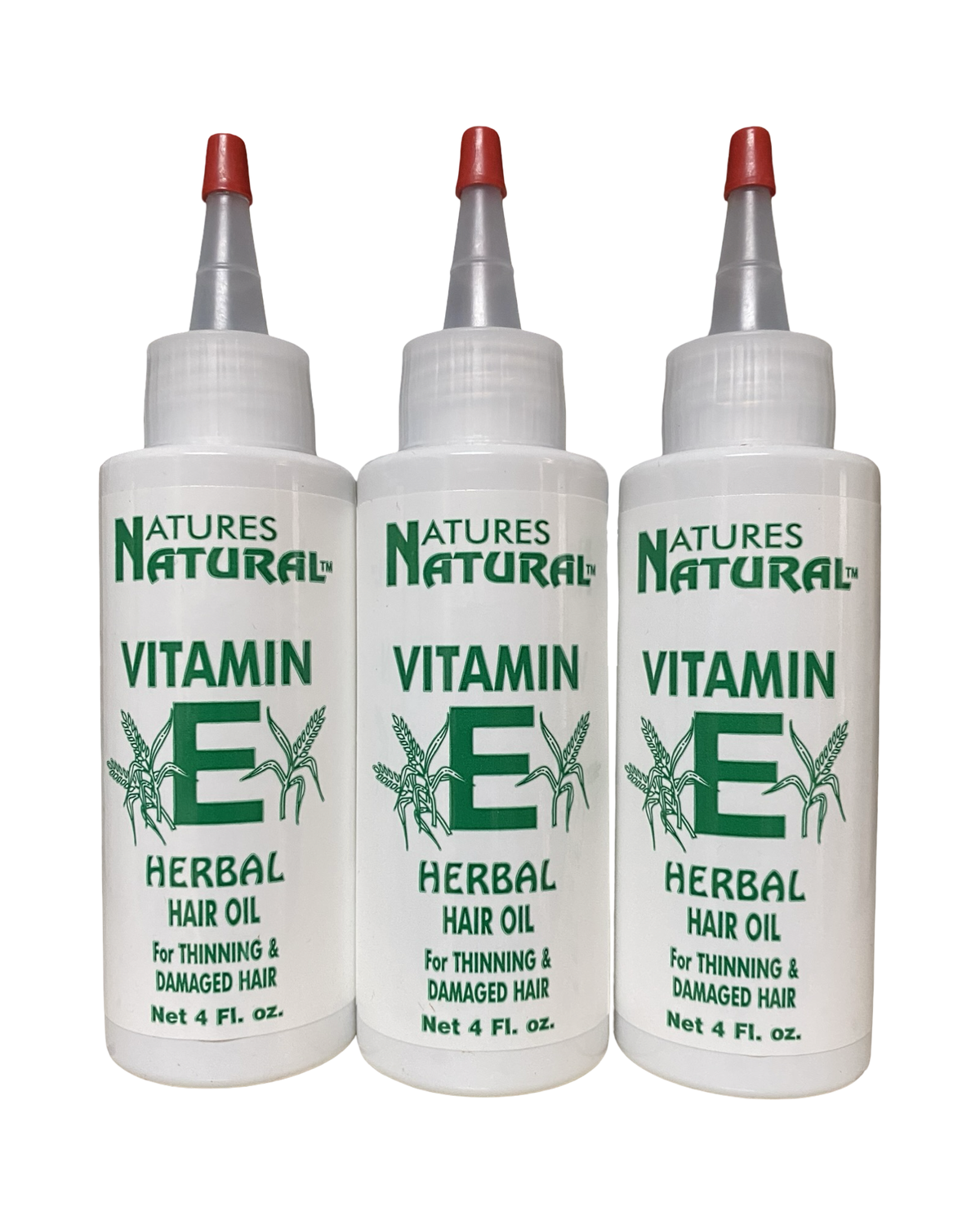 Natures Natural Vitamin E Herbal Hair Oil. 4oz.