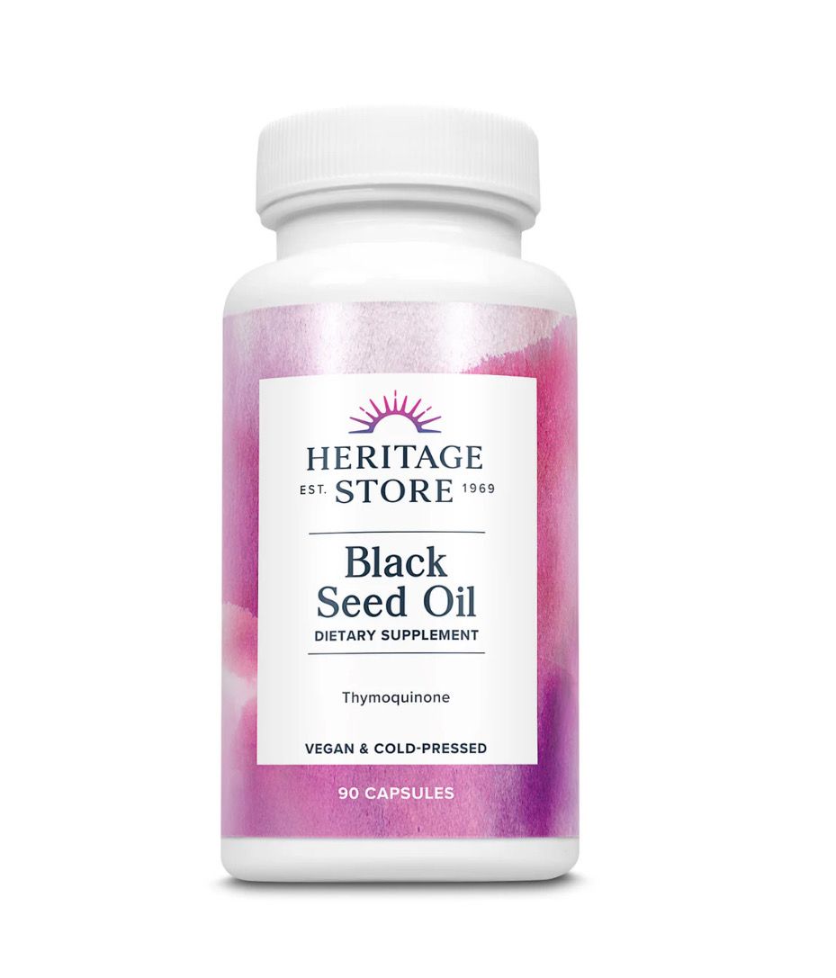 Heritage Store Black Seed Oil Capsules (90 Capsules)