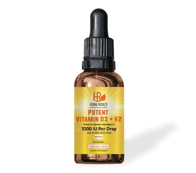Vegan Vitamin D3 + Vitamin K2 (1,000 IU Per Drop)