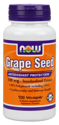 Grape Seed 100 mg Veg Capsules Free Radical Protection 100mg
