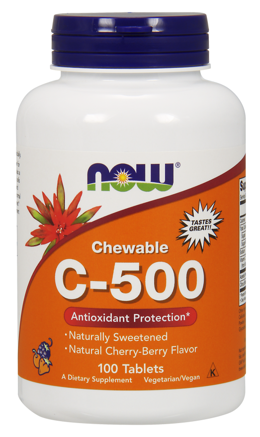 Vitamin C-500 Cherry Chewable Lozenges Antioxidant Protection* 100tab