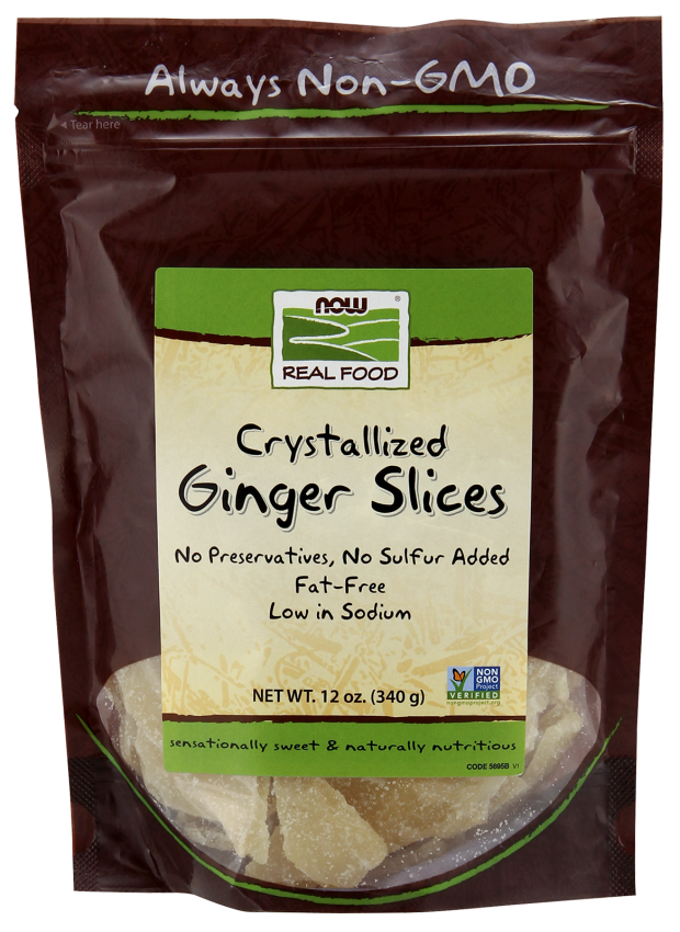 Ginger Slices, Crystallized & Organic No Preservatives 12oz