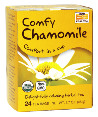 Comfy Chamomile Tea, Organic Delightfully Relaxing Herbal Tea 1.7oz