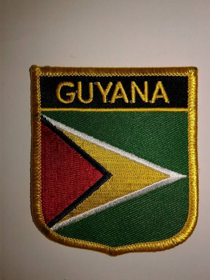 Iron On Patch-Guyana Flag