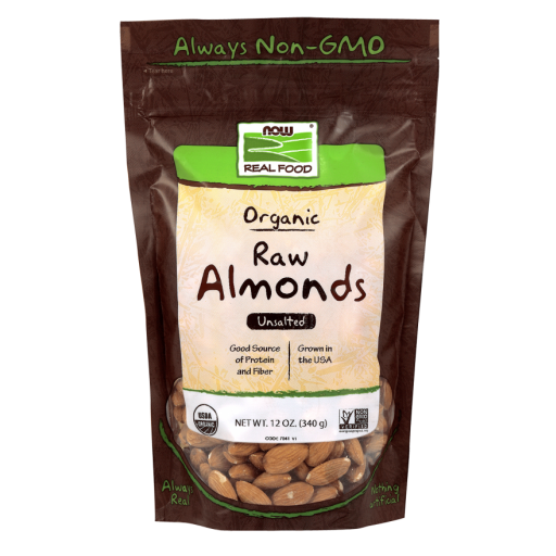 Almonds, Organic & Raw 12oz