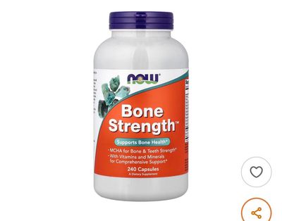 Bone Strength (120 Capsules) By Now Foods