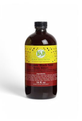 Black Seed Detox - Organic Black Seed Detox Bitters 16oz
