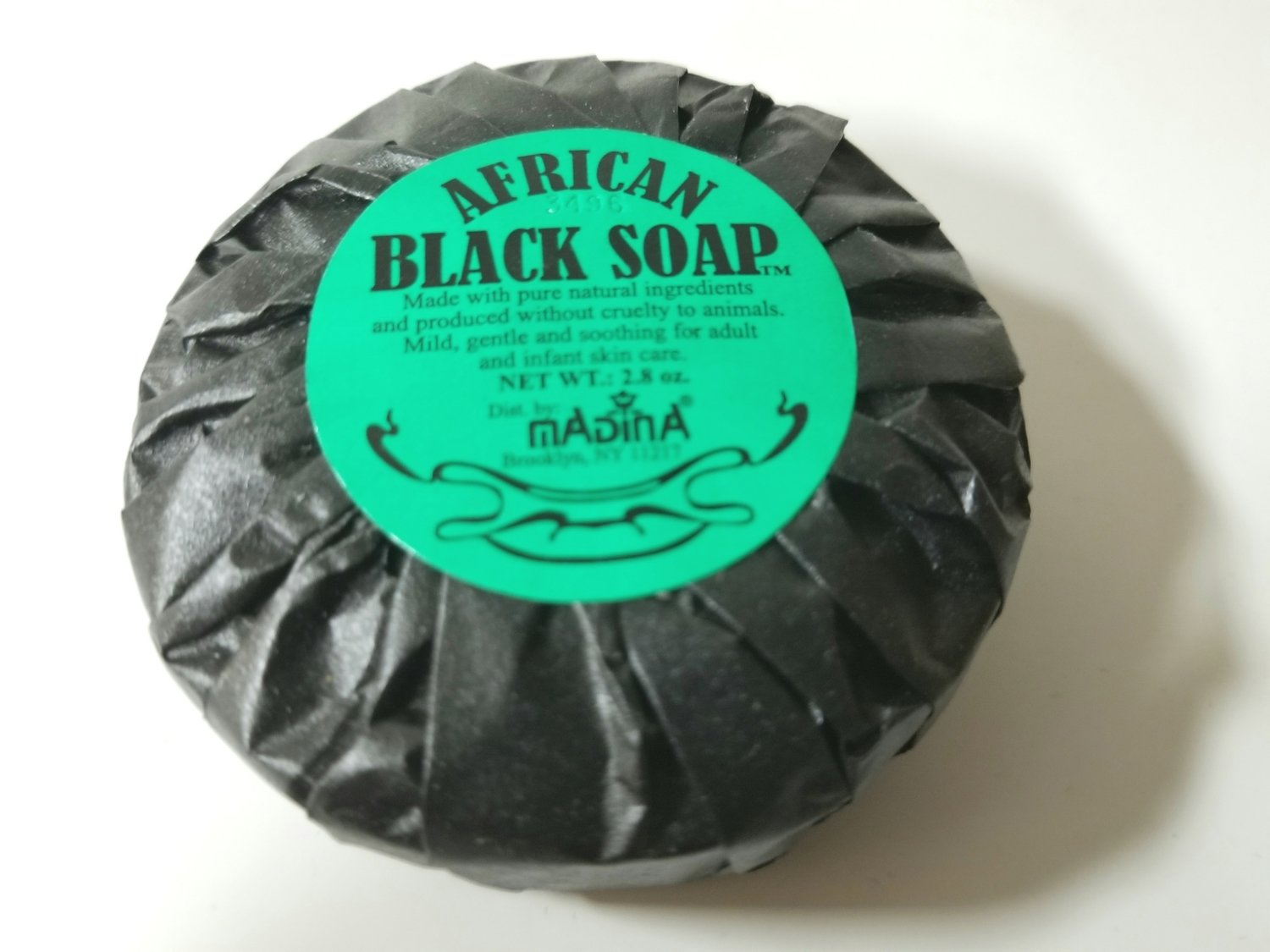 Madina- Round African Black Soap
