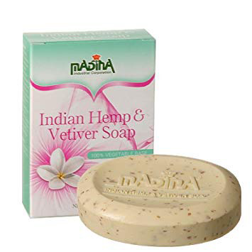 Madina- Indian Hemp Vetiver Bar Soap 3.5 oz