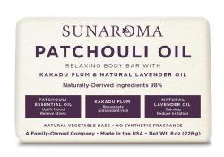 Sunaroma Soap- Patchouli Oil with Kakada plum & Natural  Lavender oil
