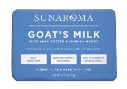 Sunaroma Soap-  Goat's Milk with Shea Butter & Manuka Honey