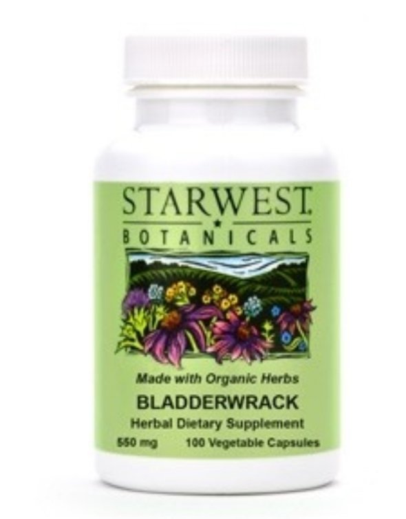 Starwest Botanicals Bladderwrack Capsules 100 Capsules